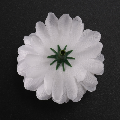 120 Pcs Carnations Craft Artificial Flower Silk Spherical Heads Weddin