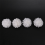 120 Pcs Carnations Craft Artificial Flower Silk Spherical Heads Weddin 7