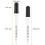 60 pipettes compte-gouttes en verre de 1 ml avec ventouse noire 7