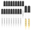 60 pipettes compte-gouttes en verre de 1 ml avec ventouse noire 3
