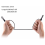 5X 100CM/3.3Ft Long Travel Security Cable Lock,Braided Steel Coated Sa 8