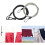 5X 100CM/3.3Ft Long Travel Security Cable Lock,Braided Steel Coated Sa 4