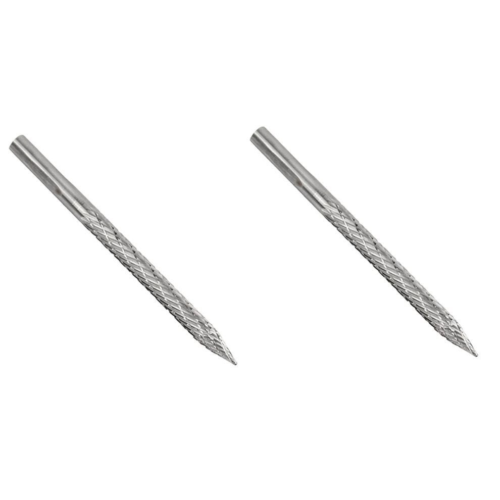 2Pcs 3/16In 4.5Mm High Carbide Steel Burr Bits Tire Reamers Cutters Ro 4851780639319
