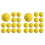 24 Pcs Pitching Machine Softballs Dimpled 12-Inch for Hitting and Fiel 1