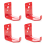 20 Pack Universal Bracket, Mounts & Brackets Up to Lbs 3
