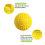 24 Pcs Pitching Machine Softballs Dimpled 12-Inch for Hitting and Fiel 4