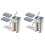 2X Floor 360 Degree Rotation Telescopic Handle Self-Cleaning Flat Mop 3