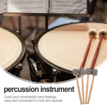 stuks bastrommelstokken met schuimkop voor percussie in marching bands