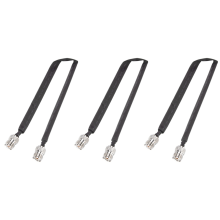 3X Window Pass Through Flat Coaxiale Kabel SO239 UHF Vrouwelijk naar 50 Ohm C