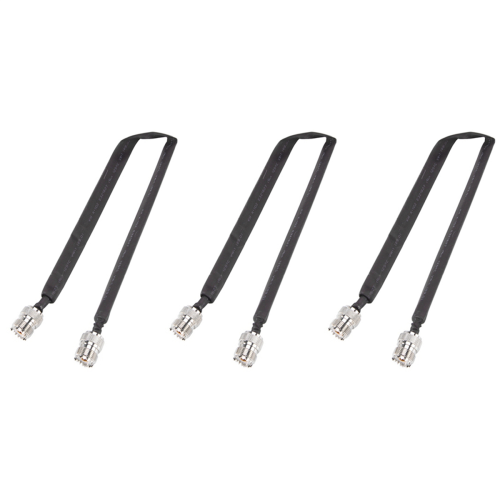 3X Επίπεδο ομοαξονικό καλώδιο SO239 UHF θηλυκό σε 50 Ohm C για διέλευση παραθύρου