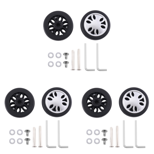 Αντικατάσταση τροχών αποσκευών 50mm x 13mm Κιτ Universal Environmental 1