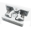 6Pcs Spring Loaded Door Easy Lock Stop Catch Release Clamp Double Roll 3