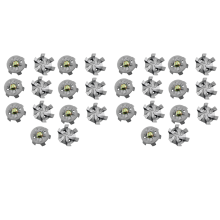 28 stuks golfspikes, pinnen, draai snel, schoenvervangingsset, ultradun