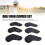 Set da 6 copri teste in pelle PU per ferri da golf nero 4