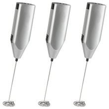3X Milk Frother Quiet Hand Held Whisk High Powered Mini Blender Electr