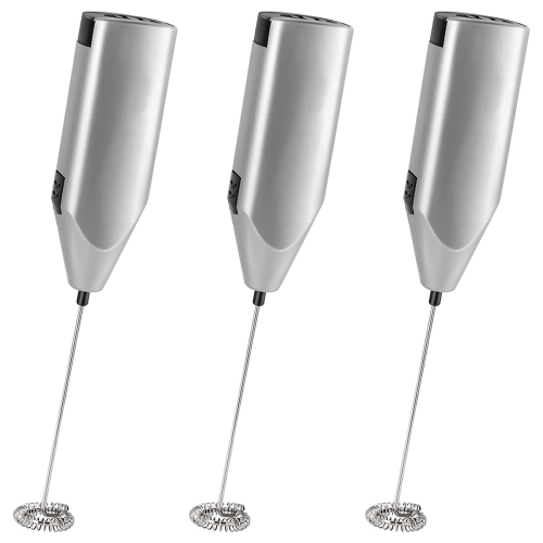 3X Milk Frother Quiet Hand Held Whisk High Powered Mini Blender Electr 1