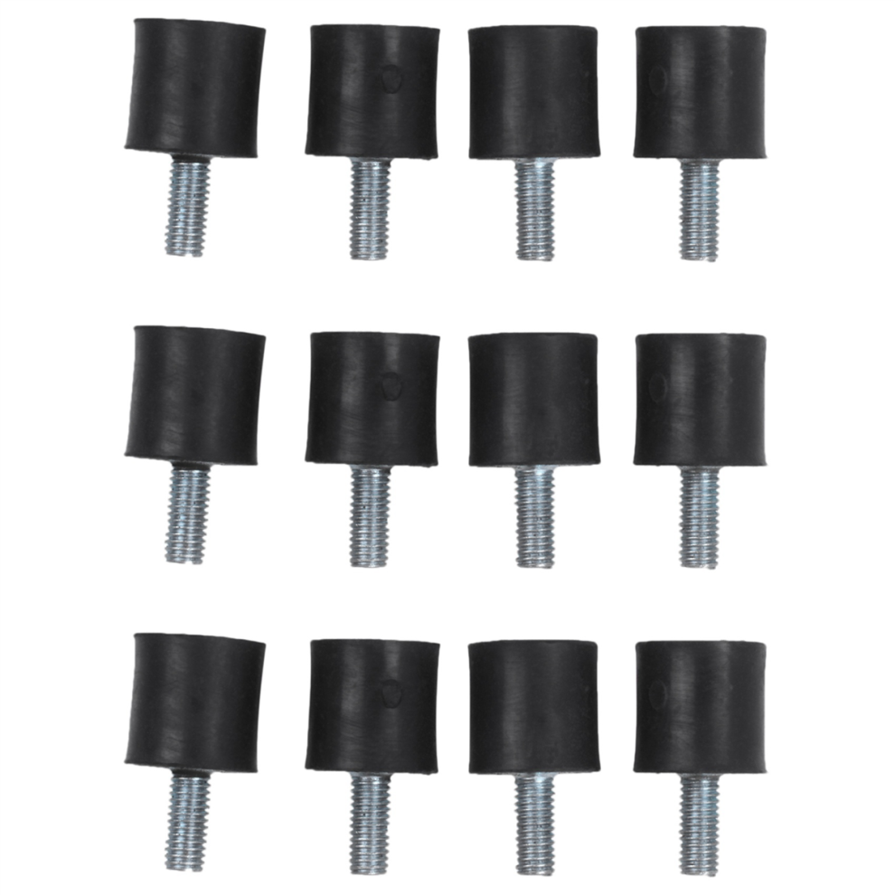12Pcs M5 Male Female Anti Vibration Rubber Mounts Isolators 15Mm X 4851780641596