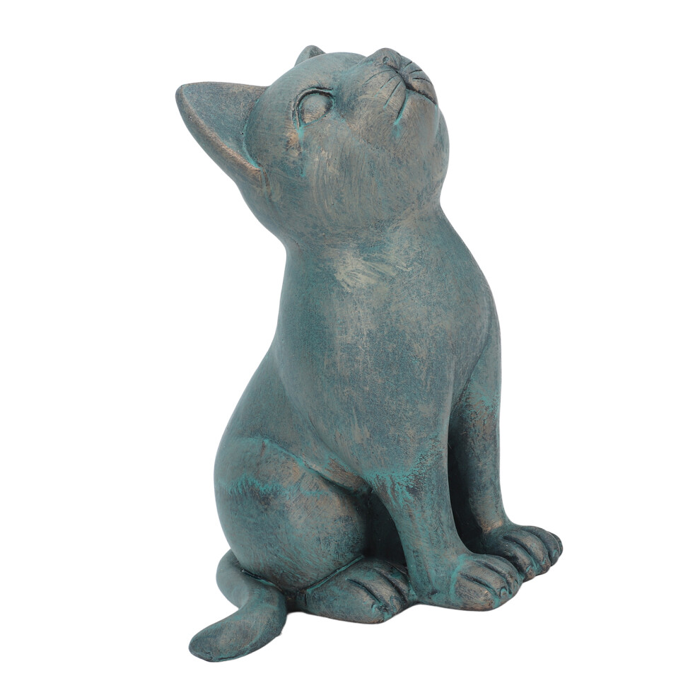 AußEn Gartendekor Resin Halloween Gartenskulptur Statue FüR Zuhause Figuren Im Freien Hof Garten Dekoration Katze-image