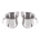 12 συσκευασίες κανάτας αφρού εσπρέσο Bell Creamer 3 ουγγιών από ανοξείδωτο ατσάλι 3
