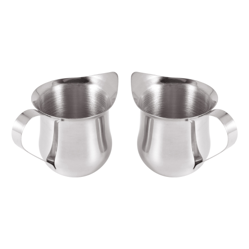 12 συσκευασίες κανάτας αφρού εσπρέσο Bell Creamer 3 ουγγιών από ανοξείδωτο ατσάλι 2
