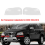 2X per - XC90 2004-2013 Paralume trasparente per fari anteriori Gla 5