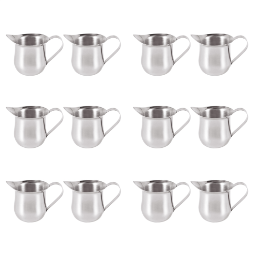 12 συσκευασίες κανάτας αφρού εσπρέσο Bell Creamer 3 ουγγιών από ανοξείδωτο ατσάλι