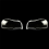 2X per - XC90 2004-2013 Paralume trasparente per fari anteriori Gla 9
