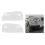 2X per - XC90 2004-2013 Paralume trasparente per fari anteriori Gla 7