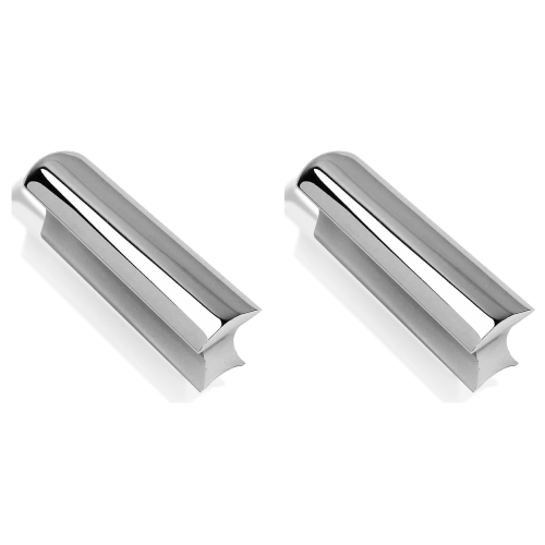 2X Μεταλλική λαβή κιθάρας Dobro Hawaiian Lap Steel Bar Ηλεκτρικό αξεσουάρ
