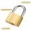 48 Pack Mini Padlock Small Solid Brass Locks with 144 Key for Luggage 4
