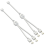 2x 5V 3-pins verlengkabel voor computermoederbord 1 punt 2 hub con 6