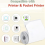 12 Roll Mini Pocket Printer Sticker Paper, 30 X 57mm Self-Adhesive The 5