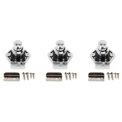 30 Pcs Push Button Keyless Lock Latch Cupboard Caravan for RV Drawer C 1