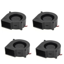 4Pcs 75 mm x 30 2 Pin DC 12 V Brushless Fan PC Computer Cooling