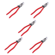 5X Heavy Duty Key Fob Pliers Tool, Metal Glass Running with Flat Jaws