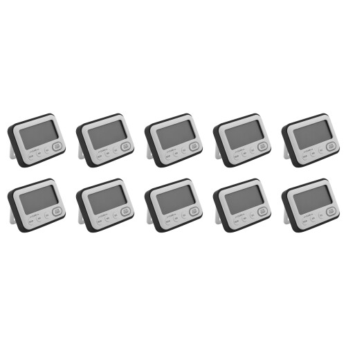 10X Digital Kitchen Countdown Timer: Teachers Classroom Counter Large