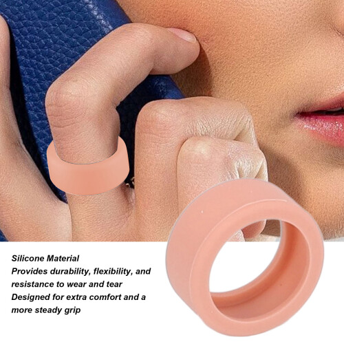Silikon-Ringabdeckung für Ring 3, Rosa, Größe 11–13 2