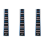3x Vioolvingergids / Toetssticker Fretlabeltabel voor maat 2