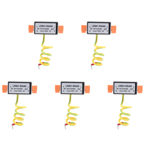 5X RS485 Signal de date Parafoudre Protection antisurtension Surveillance CC 1