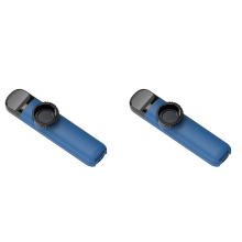 2X Kazoo Fluit Muziekinstrument Membraan Mond Gitaar Vriend Blauw