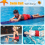 Schwimmgürtel Pool Flotation Taille Floating für Erwachsene Einstellbare Floati 4