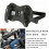 2X Motorcycle Back Seat Safety Armrest, Passenger Grip Grab Handle Non 3