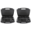 2X Custodia rigida da viaggio per borsa adatta per microfono wireless PGX24 2