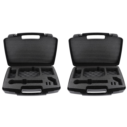 2X Custodia rigida da viaggio per borsa adatta per microfono wireless PGX24