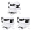 Lot de 300 mini-miroirs ronds adhésifs pour loisirs créatifs 2