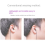 2X Short Cable Unilateral Headset Extension Earpiece In Ear Single Ear 7
