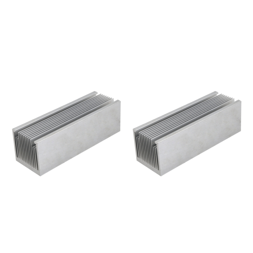 2X Θερμαντικό σώμα αλουμινίου 50x50x150MM πυκνή ψύκτρα 14 δοντιών για Power Am 1