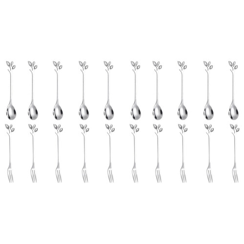 12 Pièces Fourchettes De Table Cuillères De Table Fourchettes À Dîner