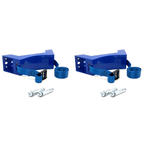 2X Cylinder Mounted Bracket Gas ABS Holder for Motorhome RV Caravan,Bl 1