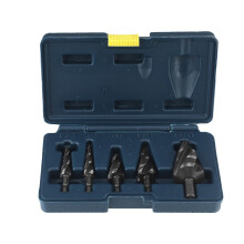 Step Drill Bit HSS For Aluminium, Stainless Steel, PP, Wood Blue - Multi-Size Set